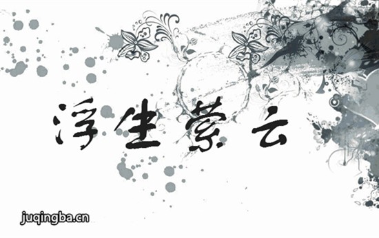 电视剧浮生萦云海报