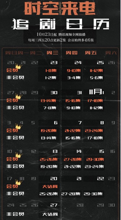 时空来电播出时间